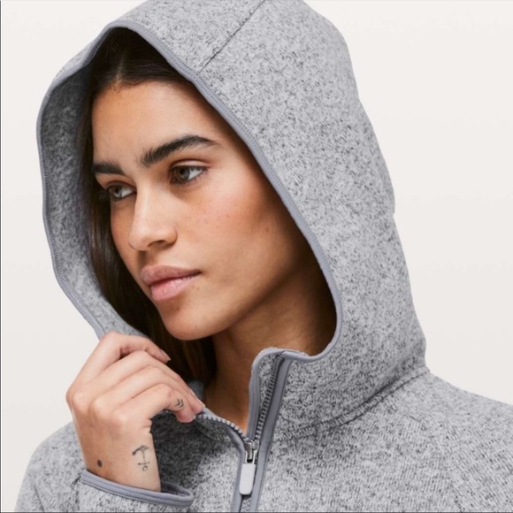 SOLD!     NWT Lululemon Fleece & Thank You Pullover Hoodie Sweatshirt - Picture 4 of 9